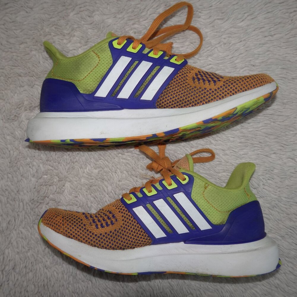 Size 4 adidas UBounce DNA Running Shoes, Crew Orange / Cloud White / Solar Slime